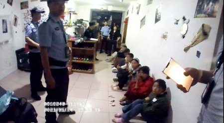 ◀涉案人員被警方擋獲。資陽市公安局雁江區分局供圖