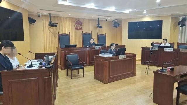 8月22日,上海市首例遗嘱指定监护案庭审现场。受访者供图
