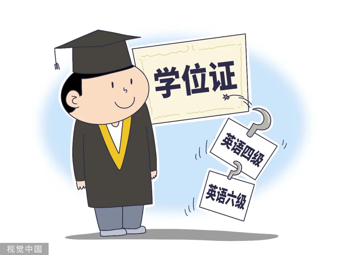 西安交大發佈通知稱,四六級和學位證脫鉤 來源:視覺中國