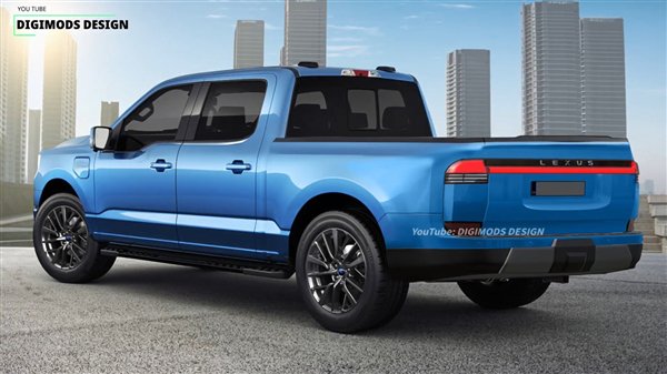 引入中国必加价！全新雷克萨斯电动皮卡假想图曝光：真挺有范儿
