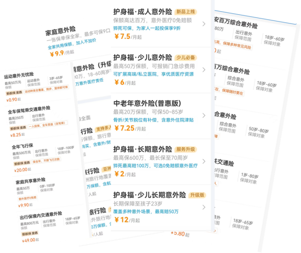 一、你以为的意外=意外险的意外吗?
