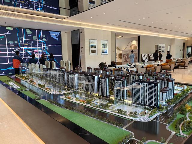 在中秋、国庆假期,金融街武夷·融御三期促销。新京报记者 张建 摄