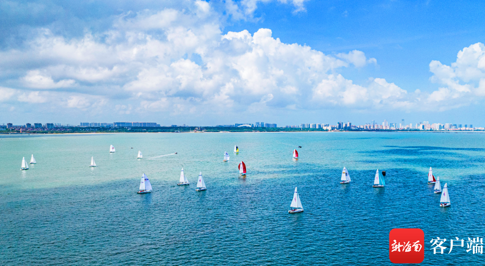 2023海口杯帆船赛(精英赛)现场。海口市旅文局供图