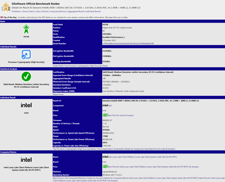 英特尔Lunar Lake处理器超前现身 面向低功耗移动设备