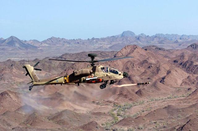 以軍“阿帕奇”直升機 資料圖 圖源：外媒