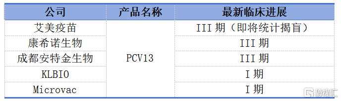 13价肺炎疫苗或成国产第三款,一探艾美疫苗(6660.HK)的价值再进击