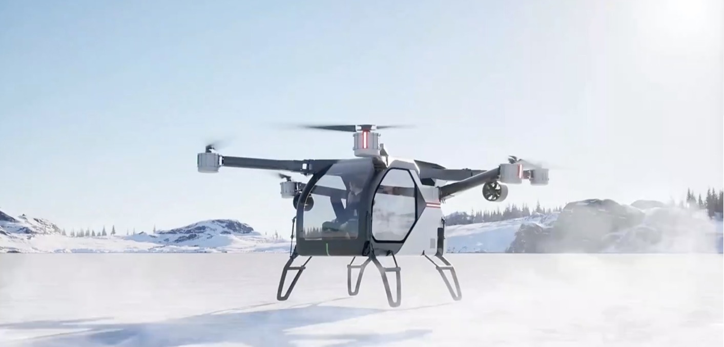 小鹏展示概念飞行汽车“陆地航母”