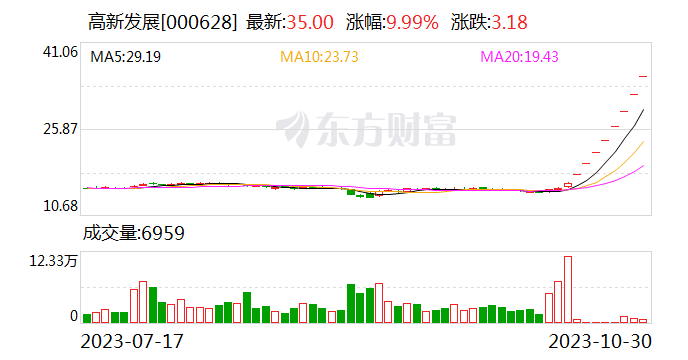 高新发展：经初步预估 四川华鲲振宇智能科技有限责任公司100%股权预估值不超过30亿元