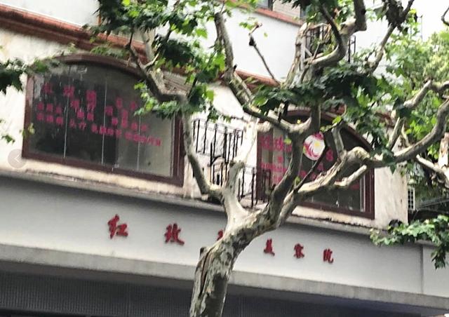 红玫瑰美容院资料照片(市民董林祥 拍摄)