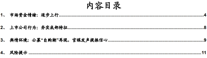 国海策略：当前市场情绪处于什么位置？