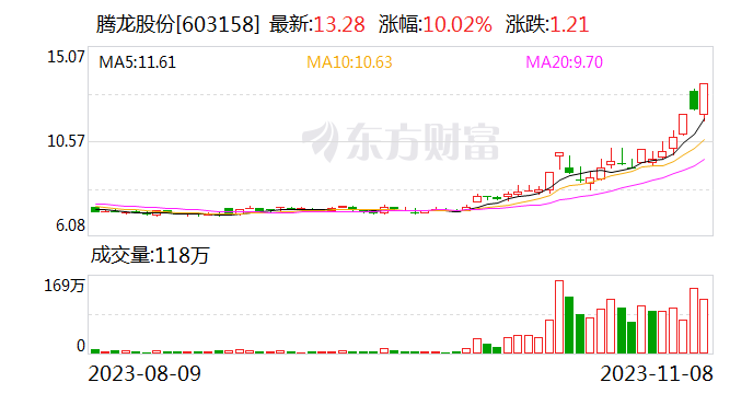 腾龙股份：外部流通盘较小 可能存在非理性炒作风险