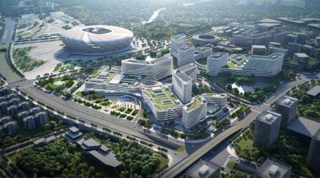 武汉协和重庆医院效果图。