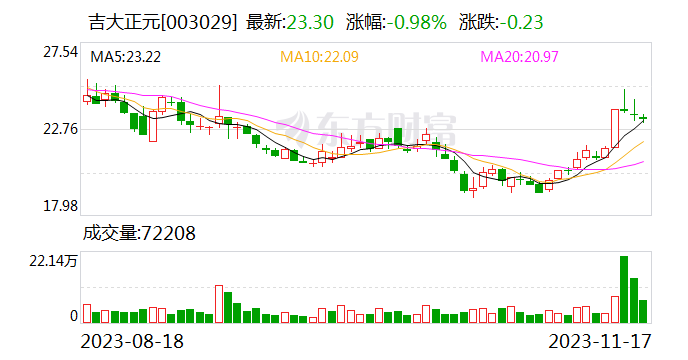 吉大正元：累计收到政府补助4814703.33元