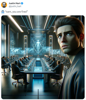 AI宫斗大戏落幕!被开除的ChatGPT之父回归:网友要笑死了