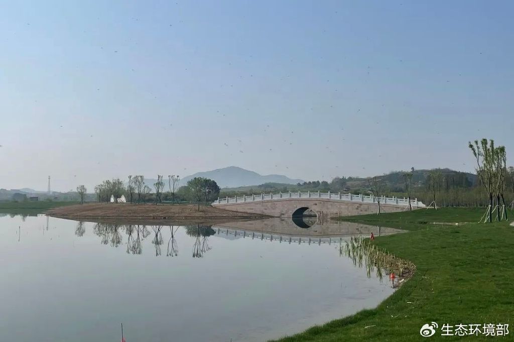 大溪水库上游洙漕河整治后