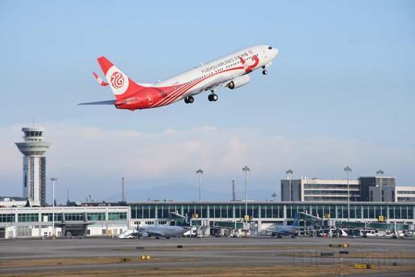 福州航空飞机图