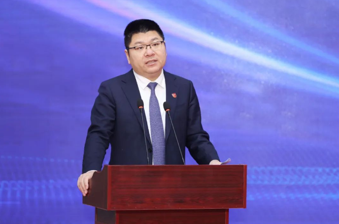 ▲ 李胜发表讲话