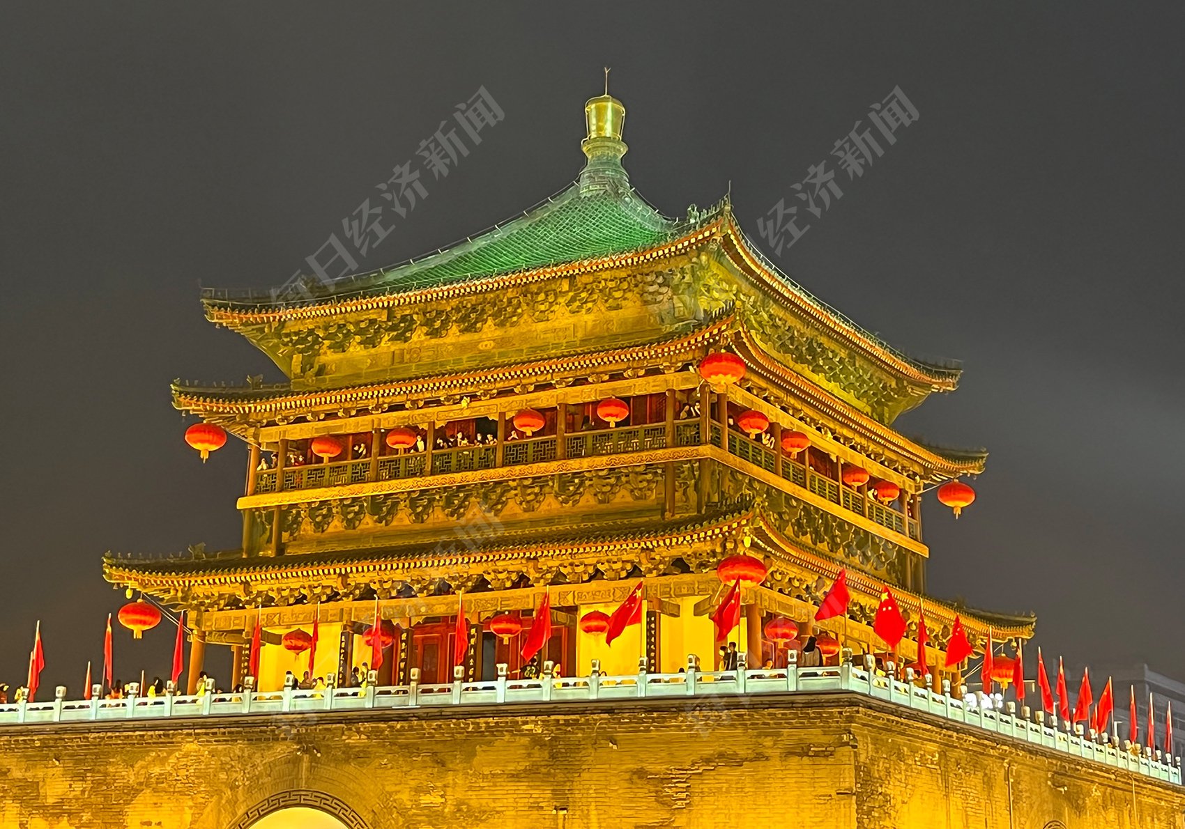 西安钟楼 图片来源:每经记者 张文瑜 摄(资料图)