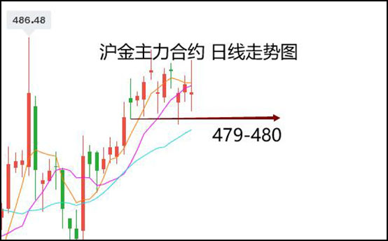 1月8日沪金主力合约晚间操作策略