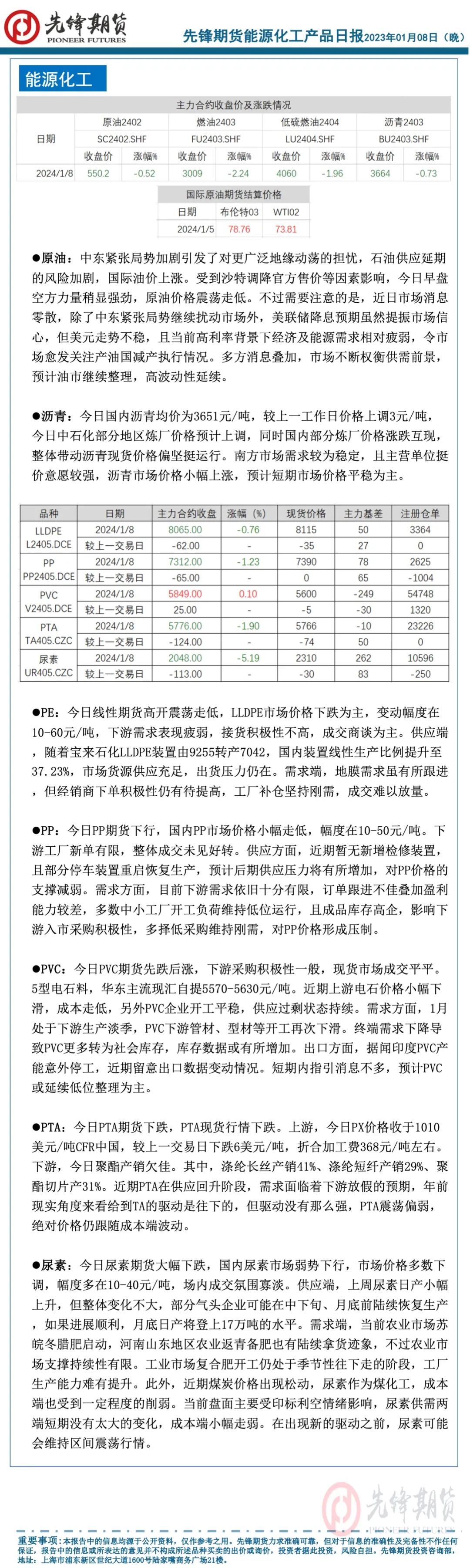 先锋期货 | 商品期货整体绿肥红瘦，黑色板块整体下行：双焦创下近两个月新低！