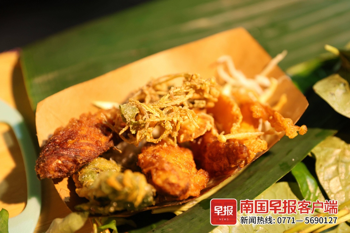 ▲缅甸美食炸阿角。