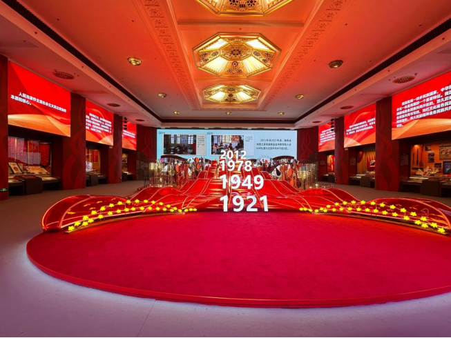 2023年12月28日,大团结展厅。新华社记者 王明玉 摄