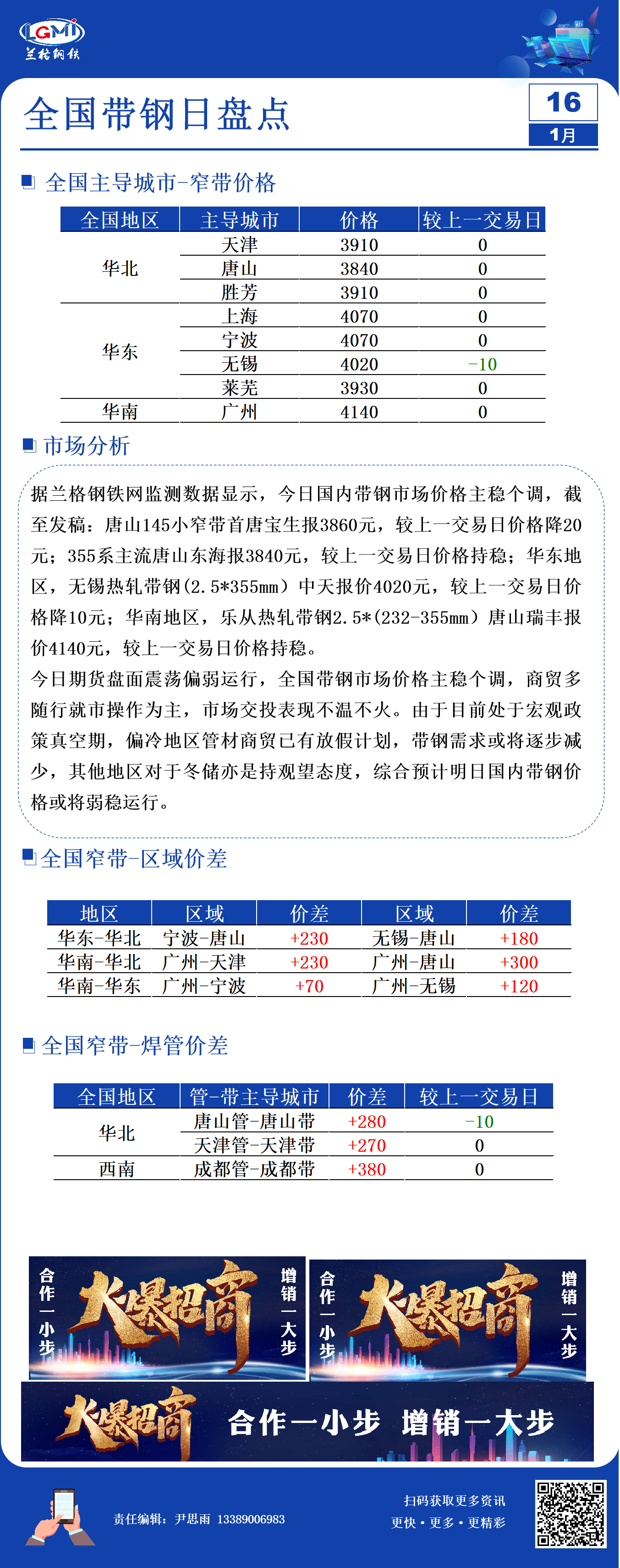 兰格带钢日盘点：价格主稳 成交表现不温不火