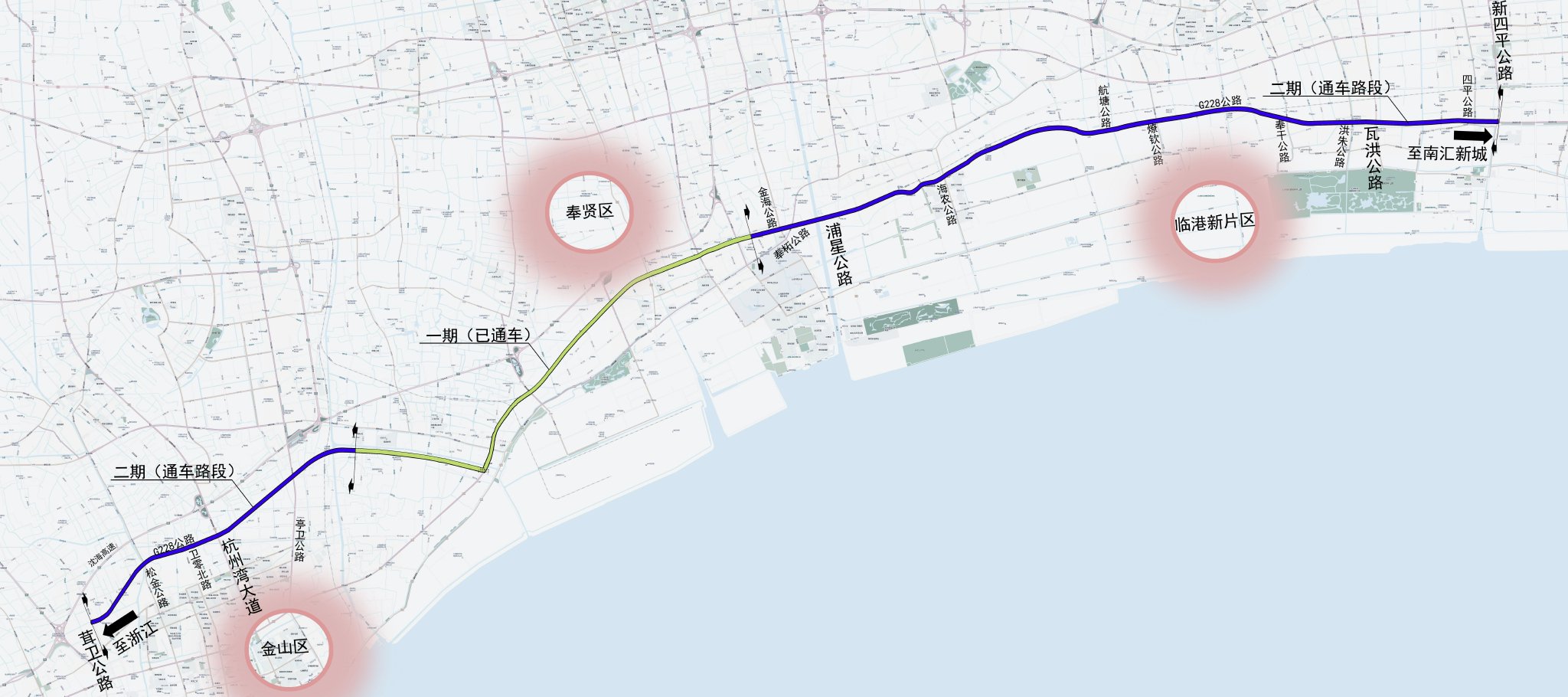 项目示意图。图片来源:上海城投公路集团
