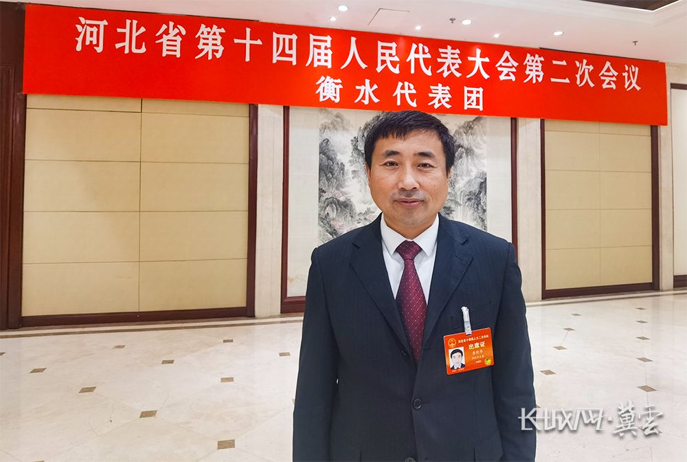 河北省人大代表、衡水市农业农村局种植业科(种业管理科)科长李欣华。长城网·冀云客户端记者 段美嘉 摄