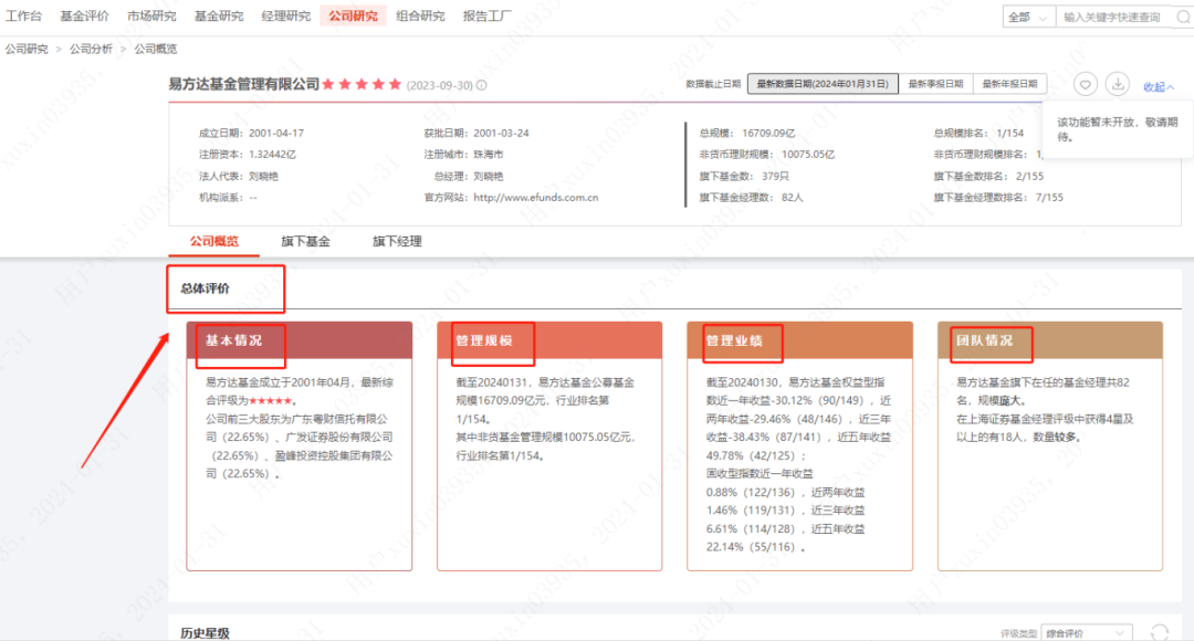 “公司分析”模块全面优化——上海证券基金评价服务平台新功能上线