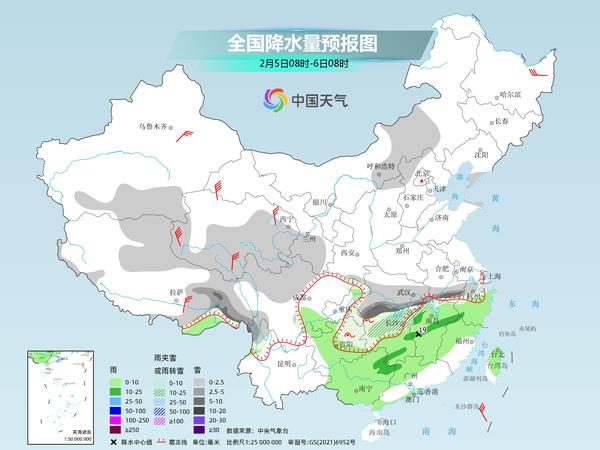 北方大部降雪基本结束 南方未来三天雨雪频繁气温低迷