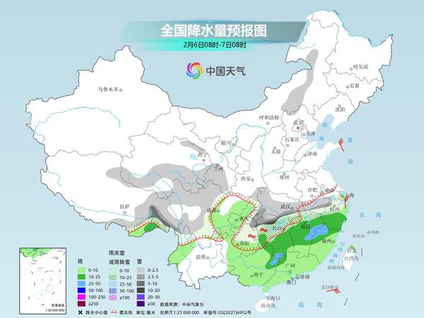 北方大部降雪基本结束 南方未来三天雨雪频繁气温低迷