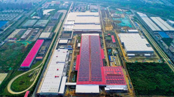 图源:合肥发布公众号(大众安徽MEB工厂鸟瞰图)