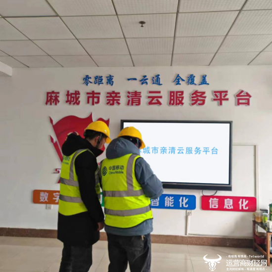 (湖北移动为黄冈麻城市企业量身定制的“麻城市亲清云服务平台”)