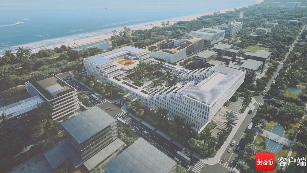 中国石油海南区域总部基地项目效果图。