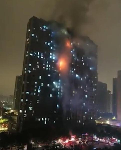 火灾现场 视频截图