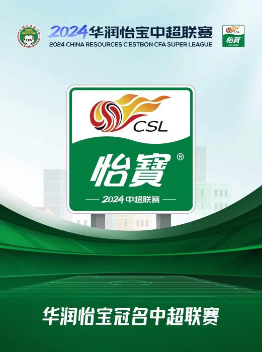華潤怡寶冠名中超聯賽宣傳海報。圖片來自中超官方社交媒體賬號