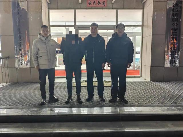 嫌疑人韩某如实供述了其诈骗薛某等7名受害人100余万元的犯罪事实。 图源:鄂尔多斯警方