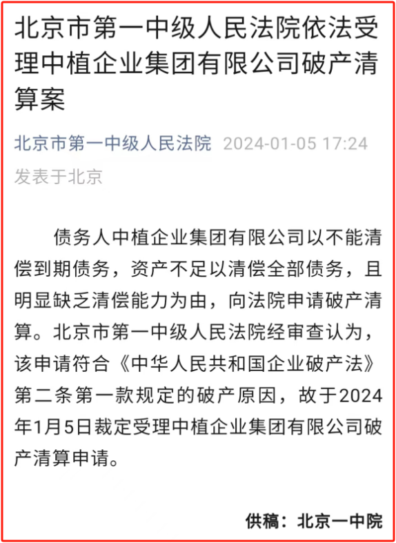 爆雷！！又一个“恒大”！3.72万亿资产集团破产清算！