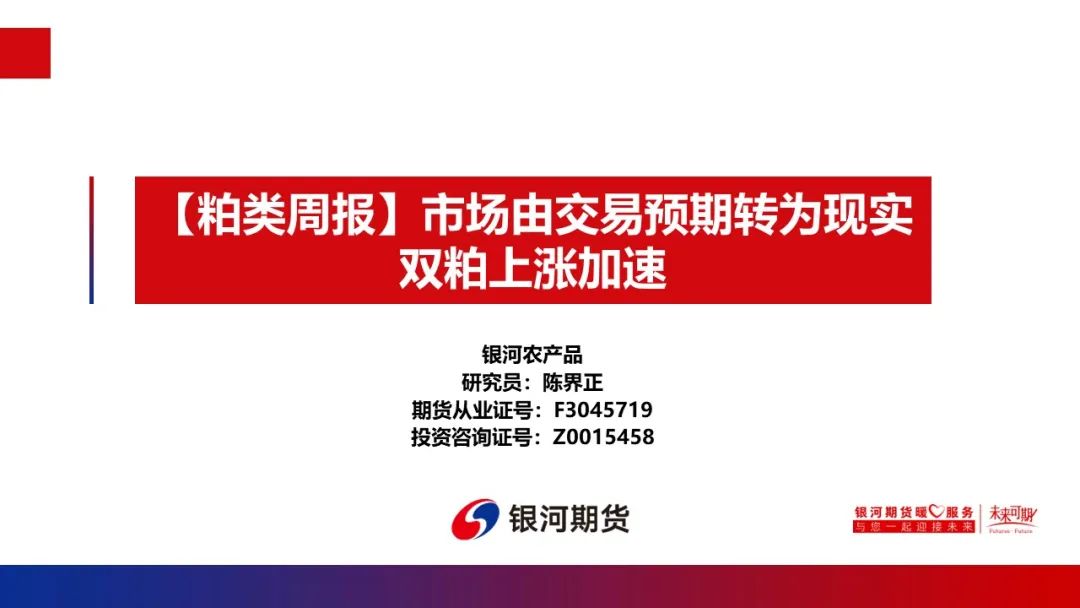 【粕类周报】市场由交易预期转为现实 双粕加速上涨
