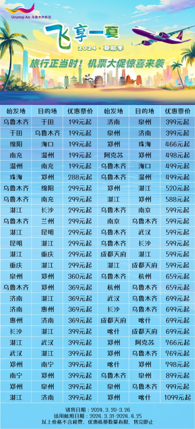 (乌鲁木齐航空供图)