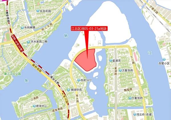 地块位置示意图。