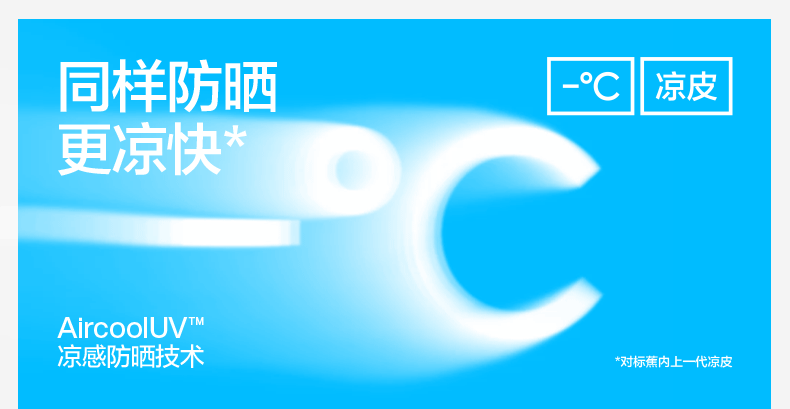 蕉内第三代全新凉皮防晒系列 同样防晒更凉快