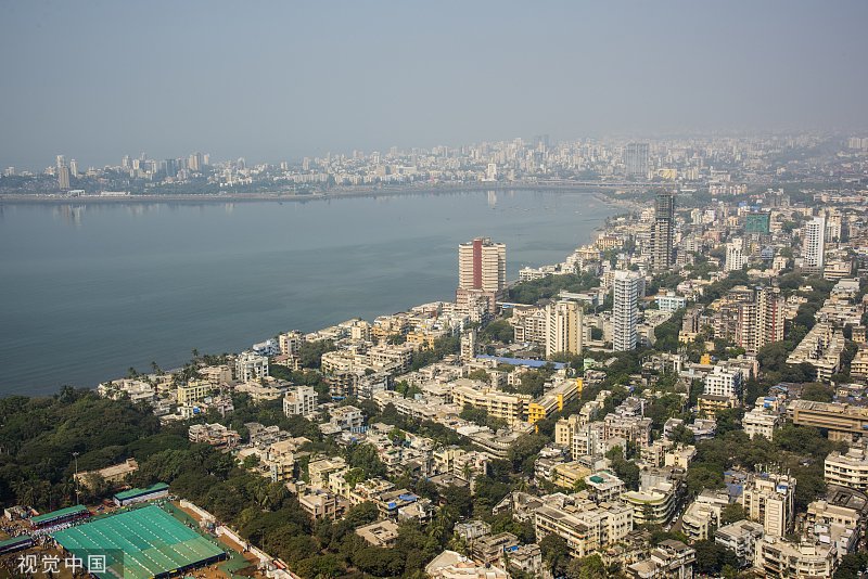 孟買鳥瞰圖/視覺中國