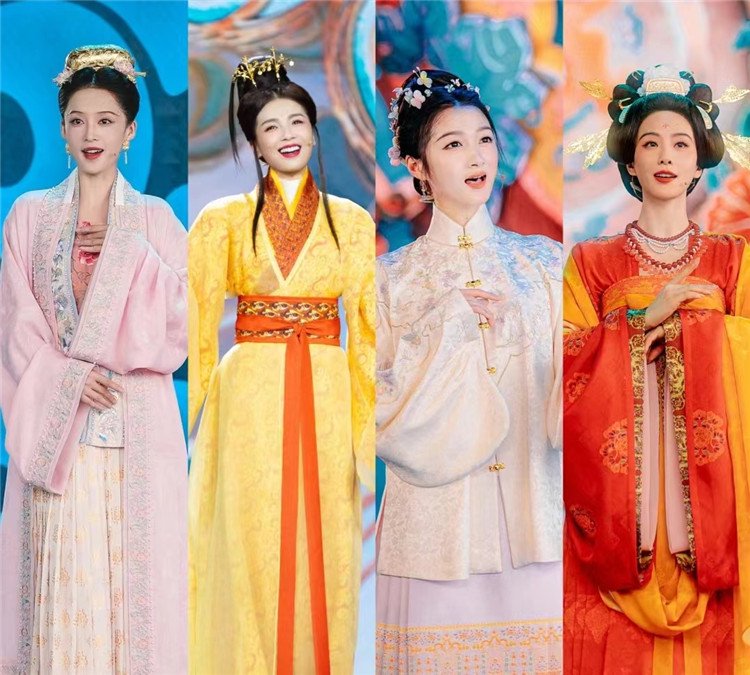 央视龙年春晚《年锦》节目演员造型