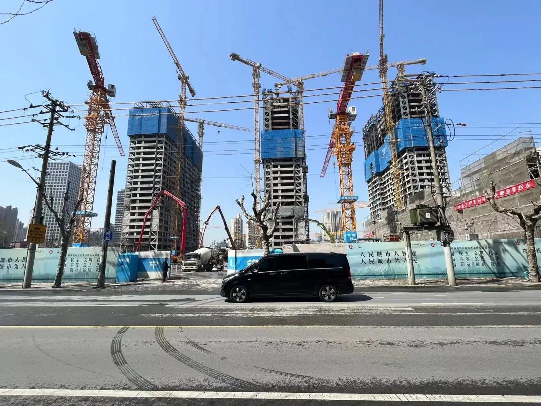 上海中海·顺昌玖里建设现场 每经记者 刘颂辉 摄