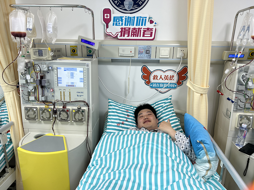 造血干细胞捐献者许熠昕。澎湃新闻首席记者 陈斯斯 图
