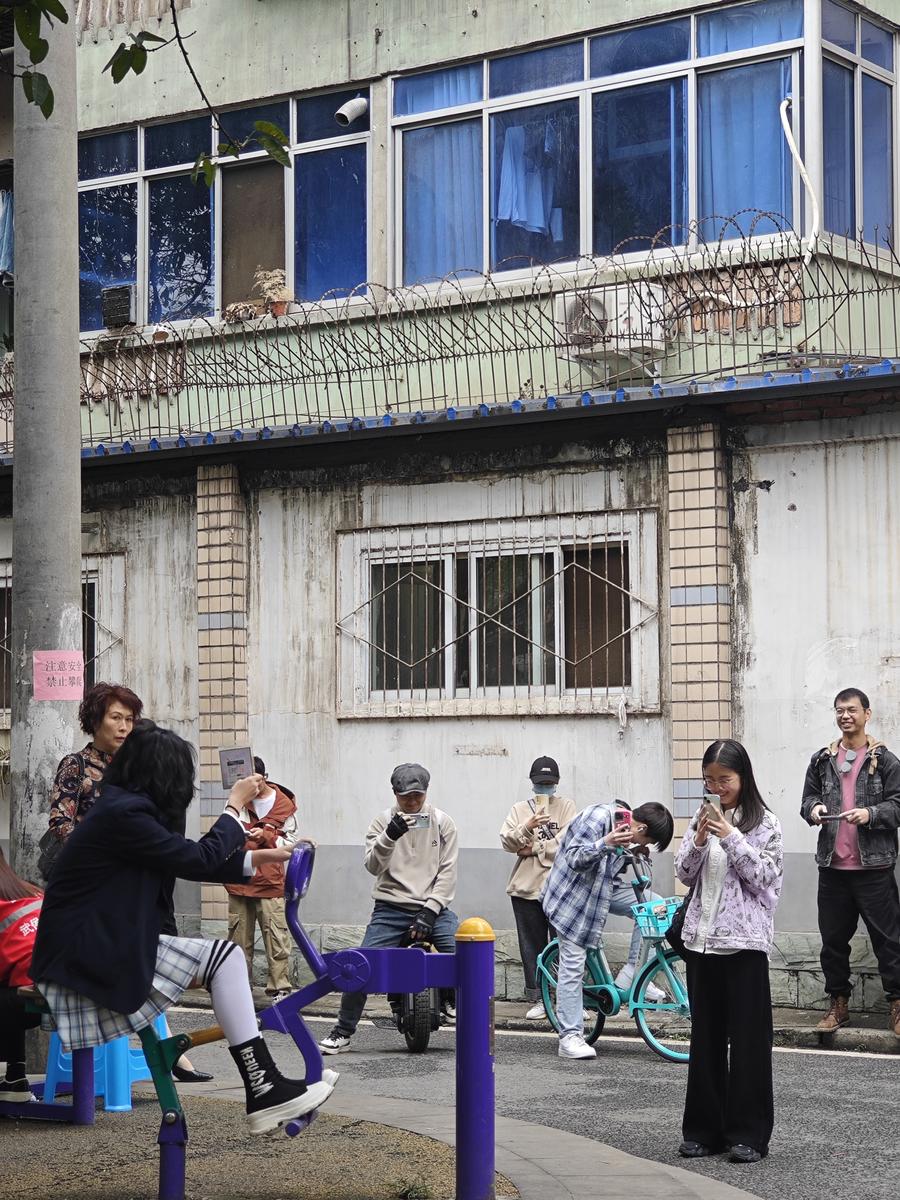 小杜曾前去小公园打卡。 受访者小杜提供