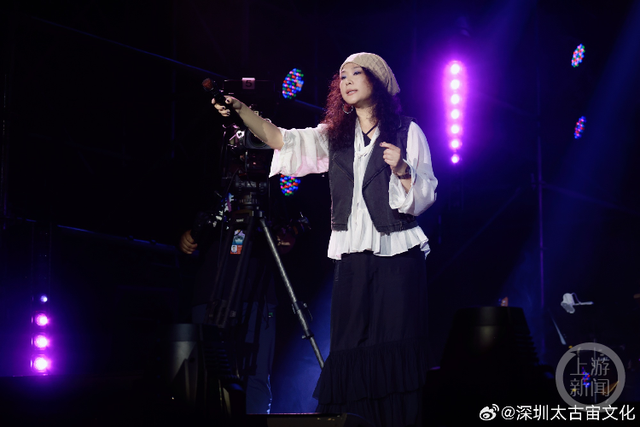 许美静在演唱现场。图片来源/太古宙文化