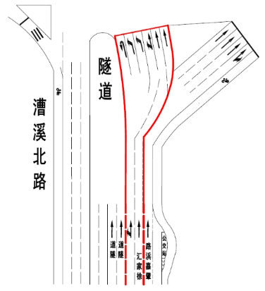 圖說：徐彙肇嘉浜路漕溪北路。上海交警供圖（下同）